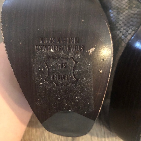 Stuart Weitzman Snakeskin Stiletto - Picture 6 of 7